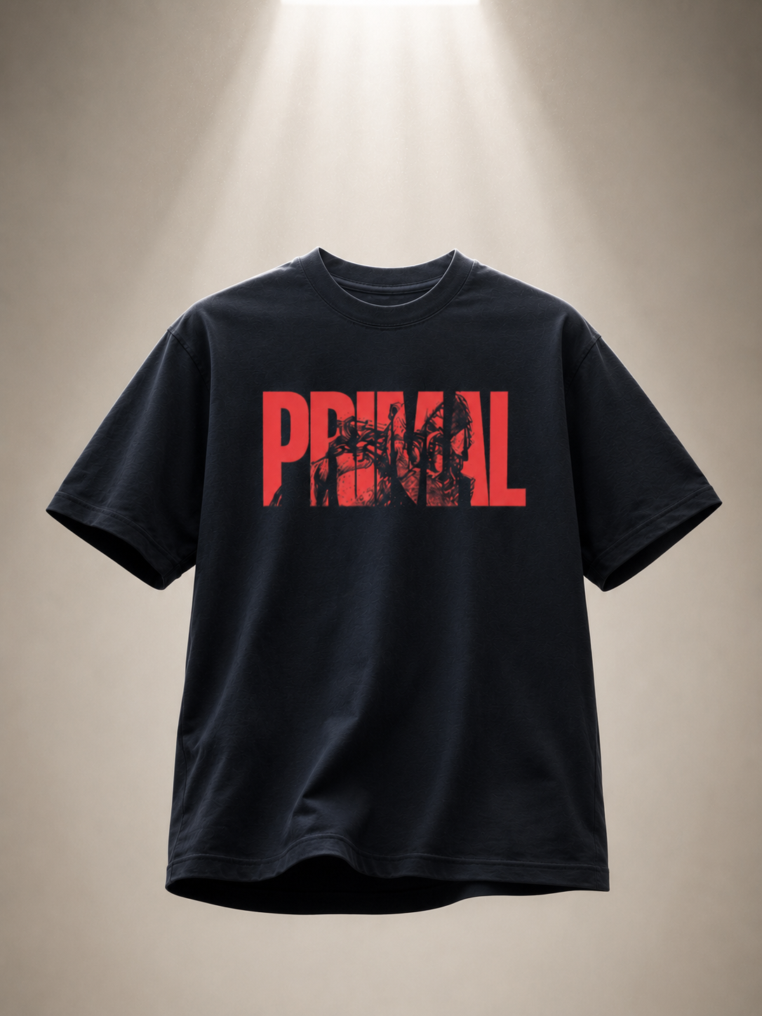 BEAST RED PRINT TEE
